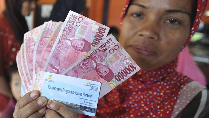 Penerima bantuan PKH, ist/dok